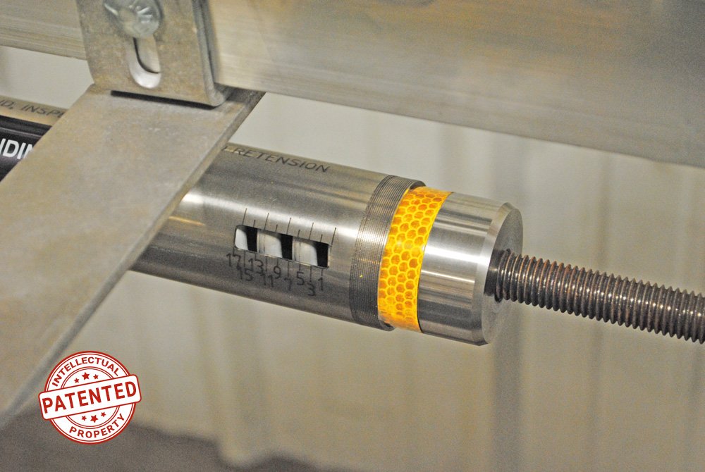 Dyco Inc's patented cable tensioner for cable conveyor systems