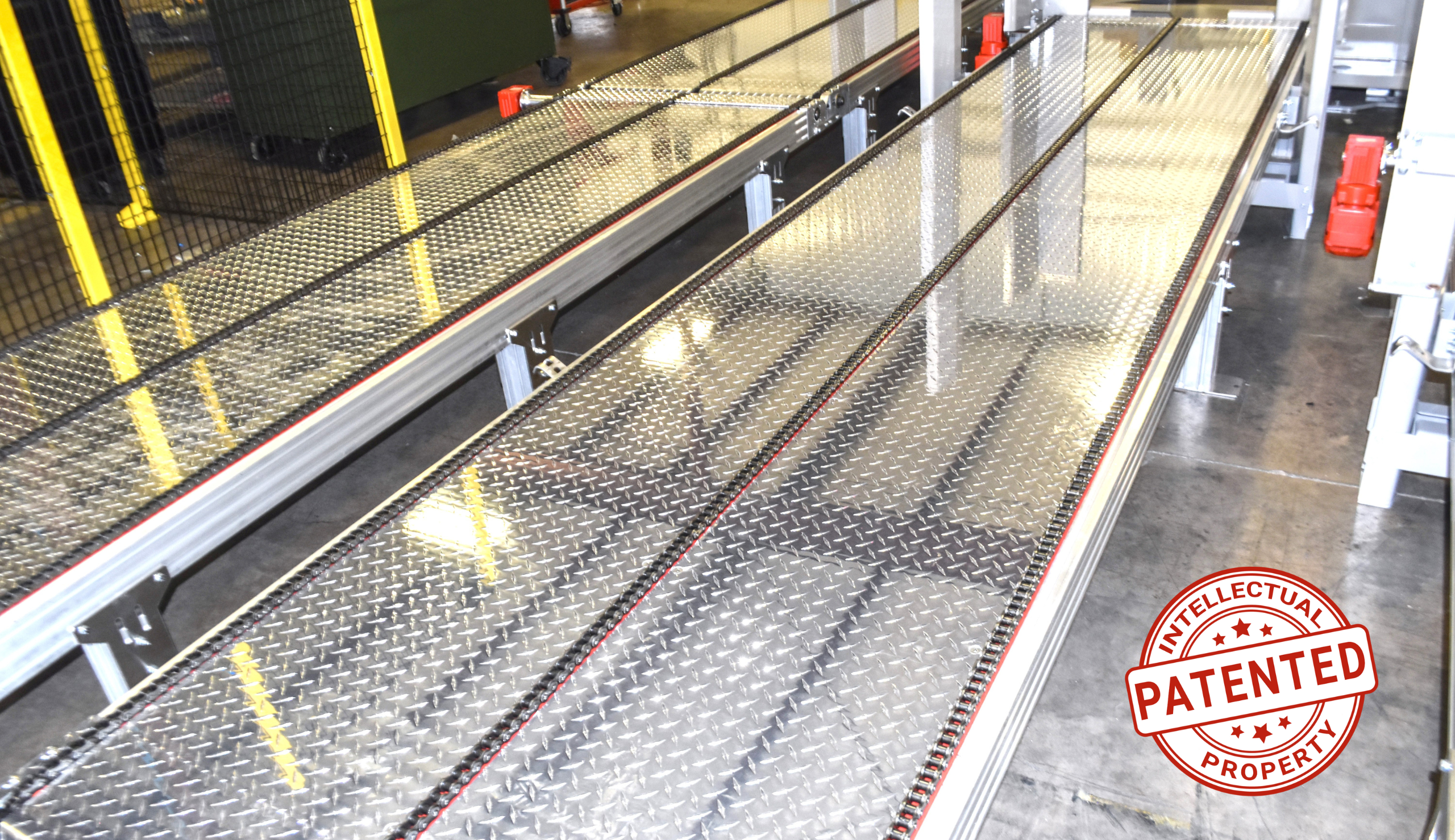 Drag Chain Pallet Conveyor